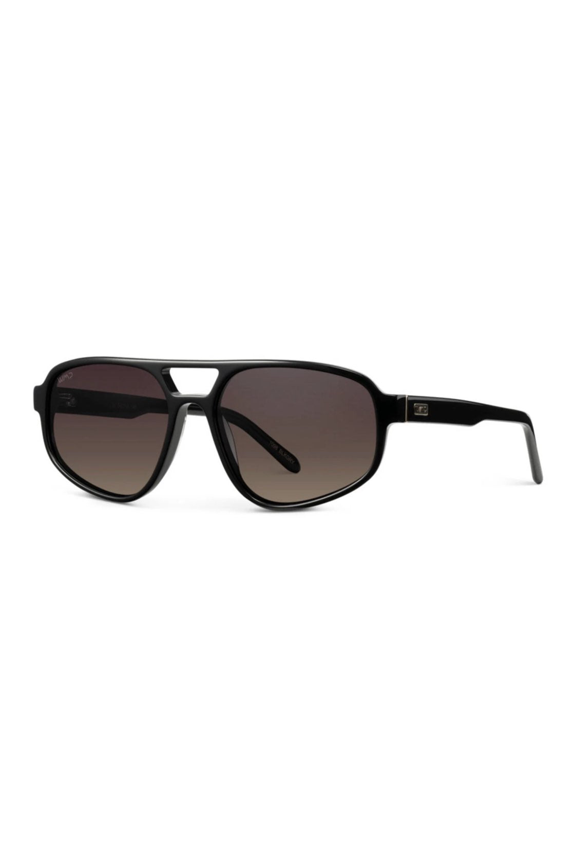 Brooklyn Black Modern Aviator Sunglasses - FINAL SALE