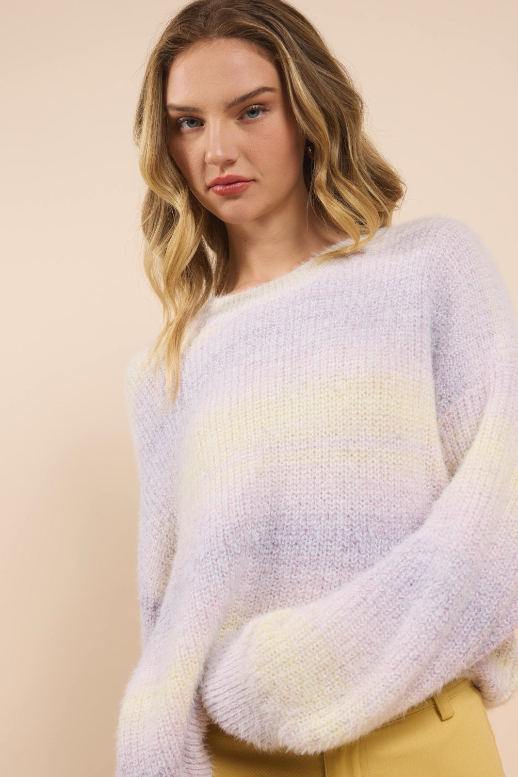 Jovanie Lavender Ombre Sweater - FINAL SALE