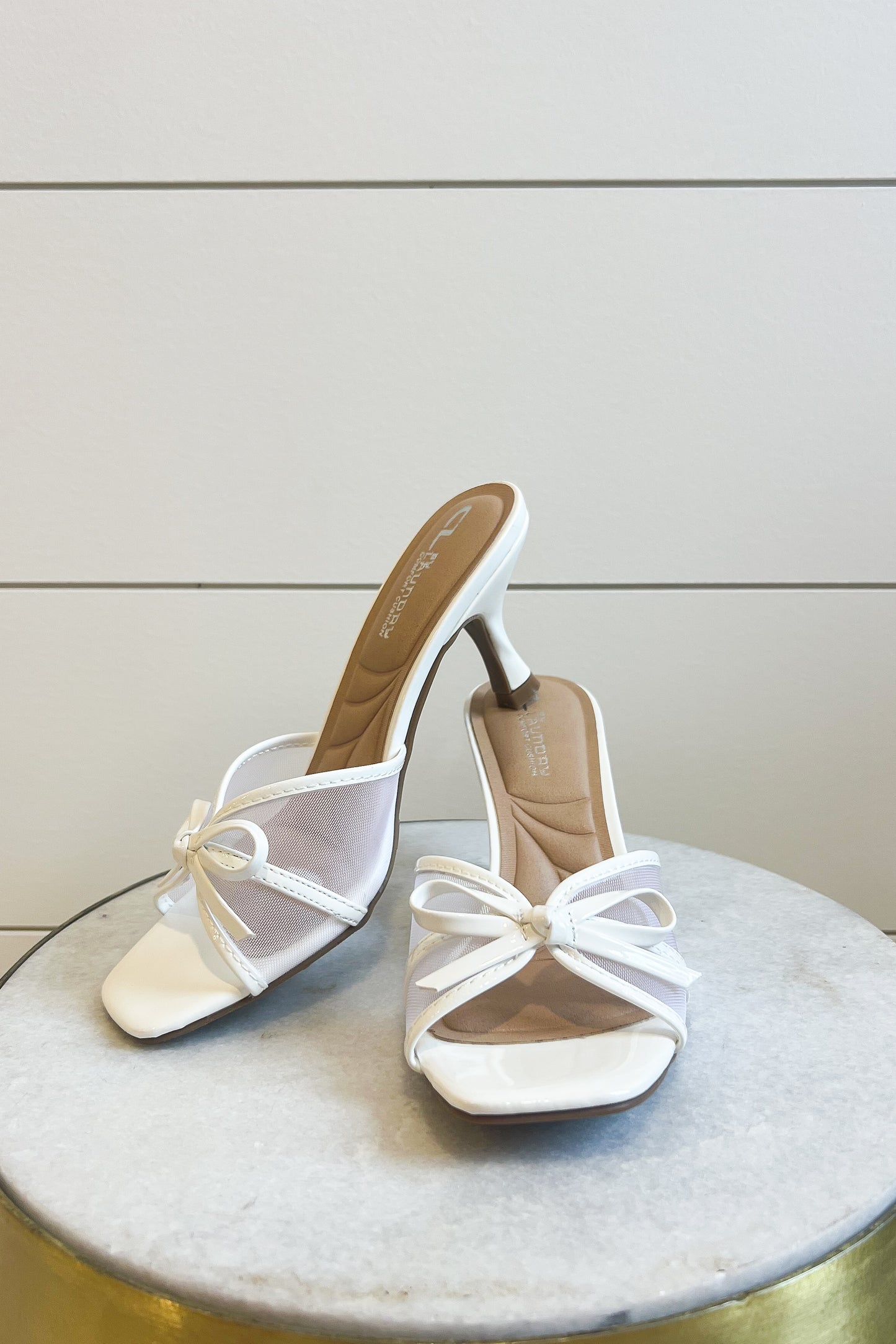 Gillian Mesh Kitten Heel