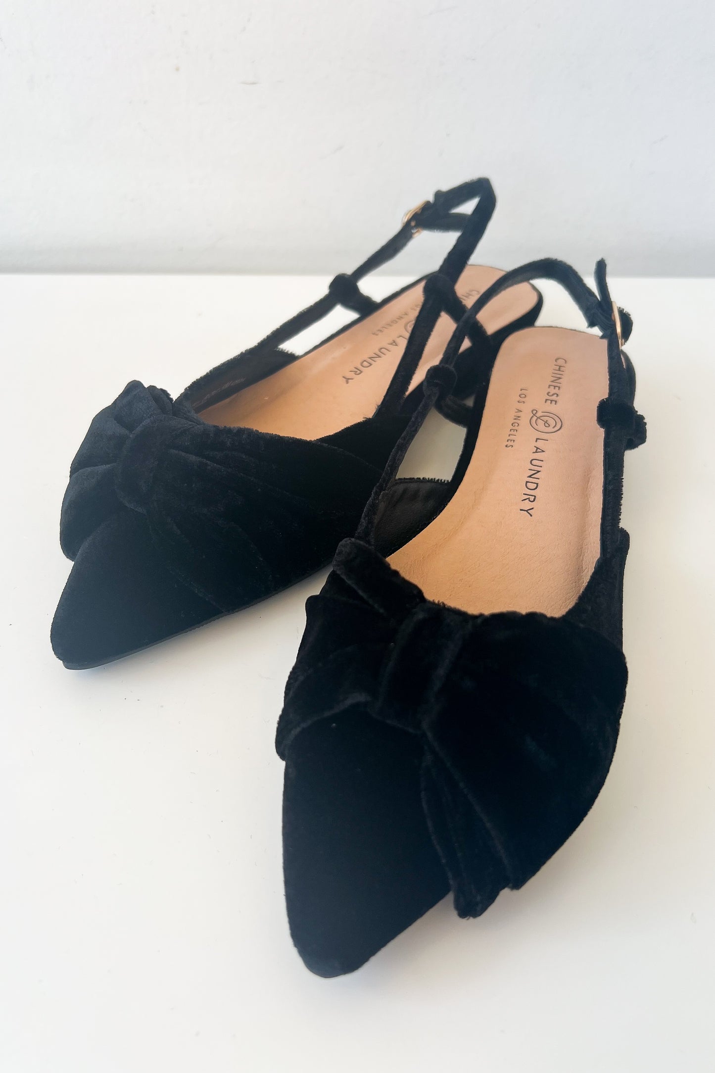 Harmony Black Velvet Ballerina Flat - FINAL SALE