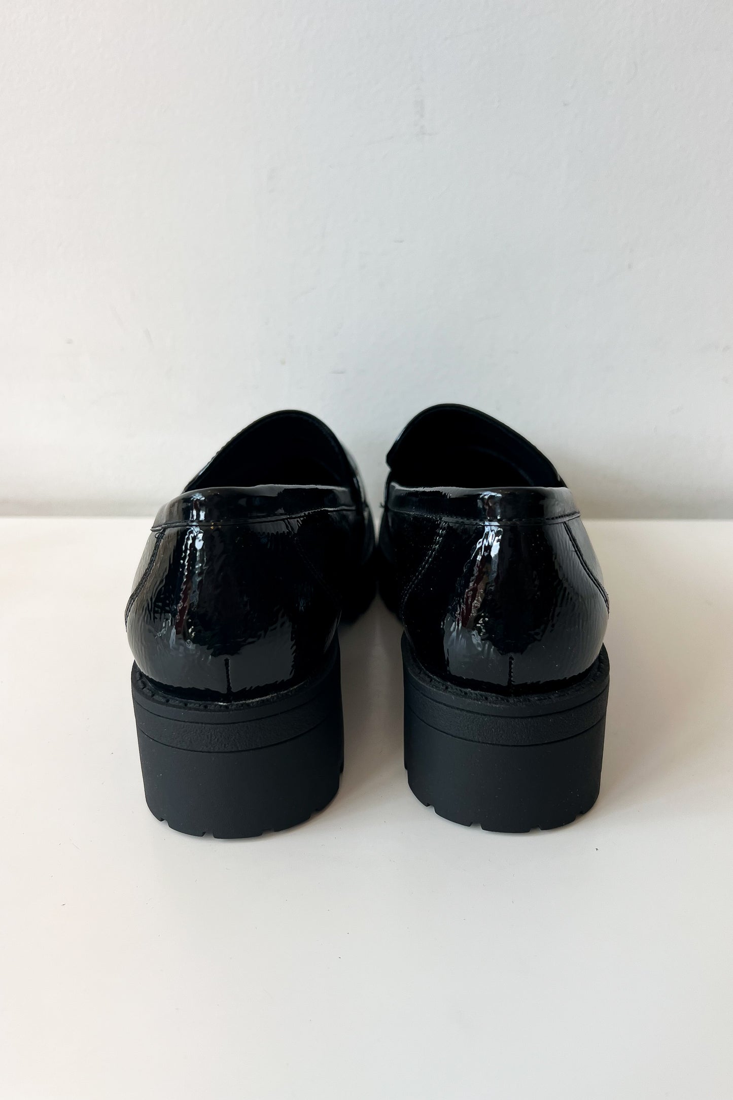 Laine Black Patent Leather Loafer - FINAL SALE