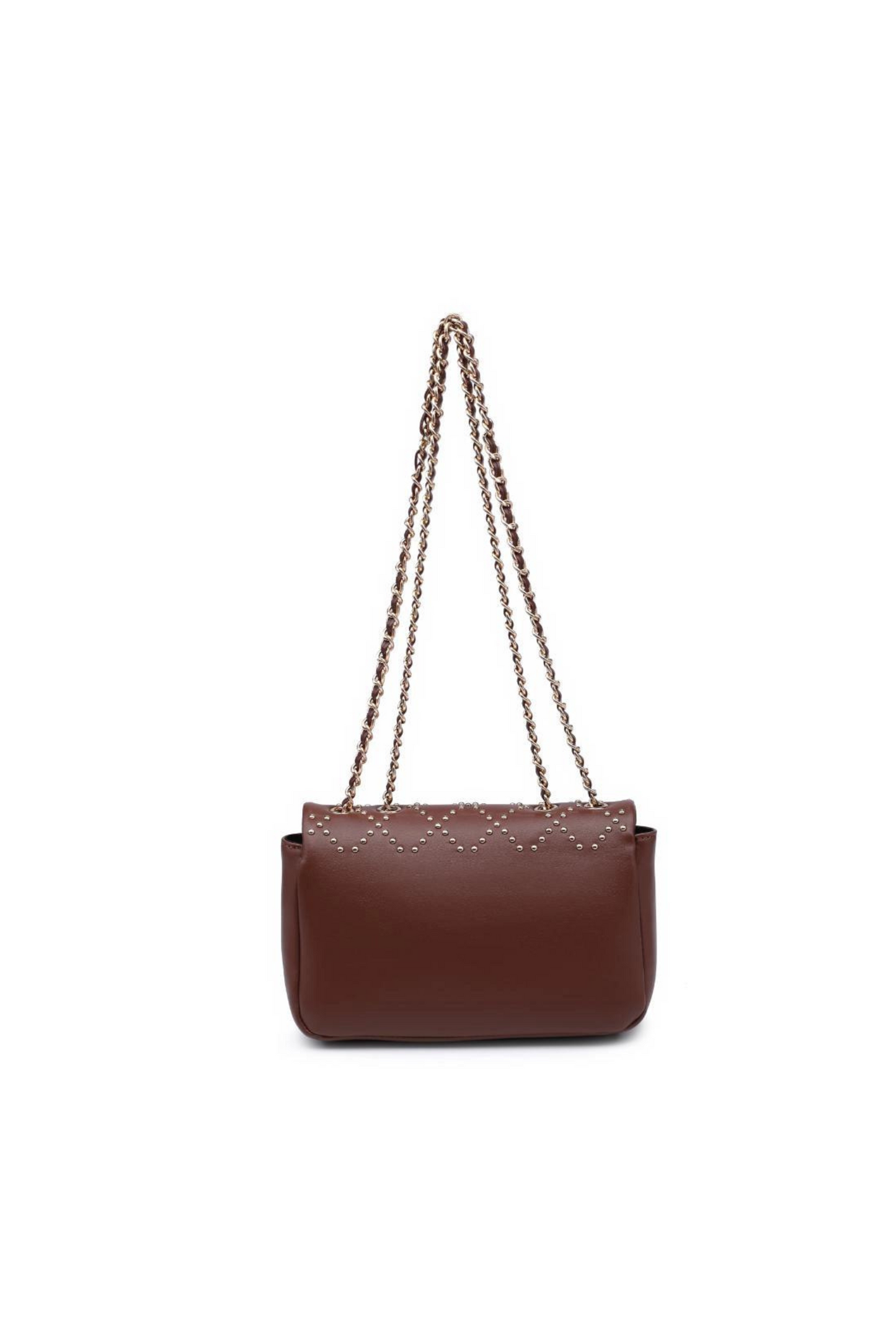 Avery Brown Studded Crossbody Bag - FINAL SALE