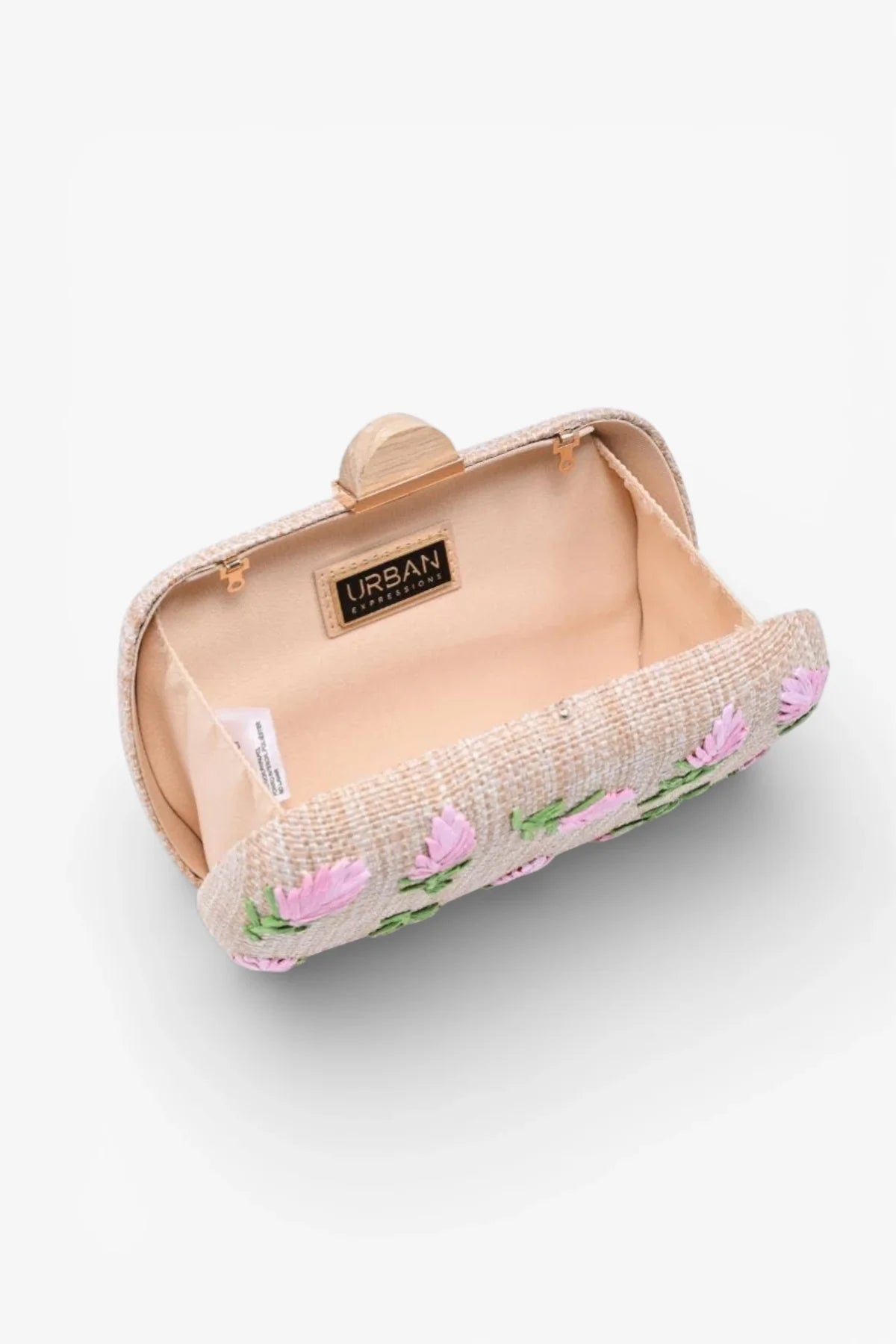 Kayden Pink Natural Evening Bag - FINAL SALE