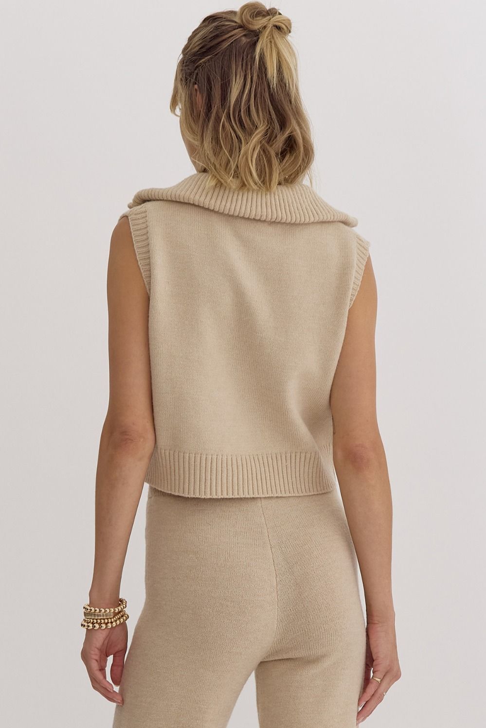 Kadie Beige Knit Set - FINAL SALE