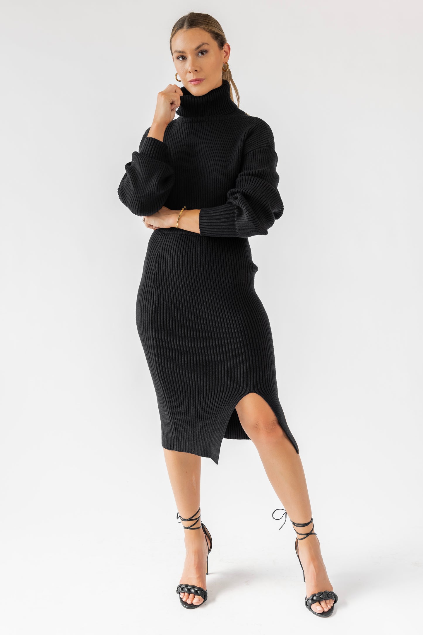 Oren Black Turtleneck Sweater - FINAL SALE