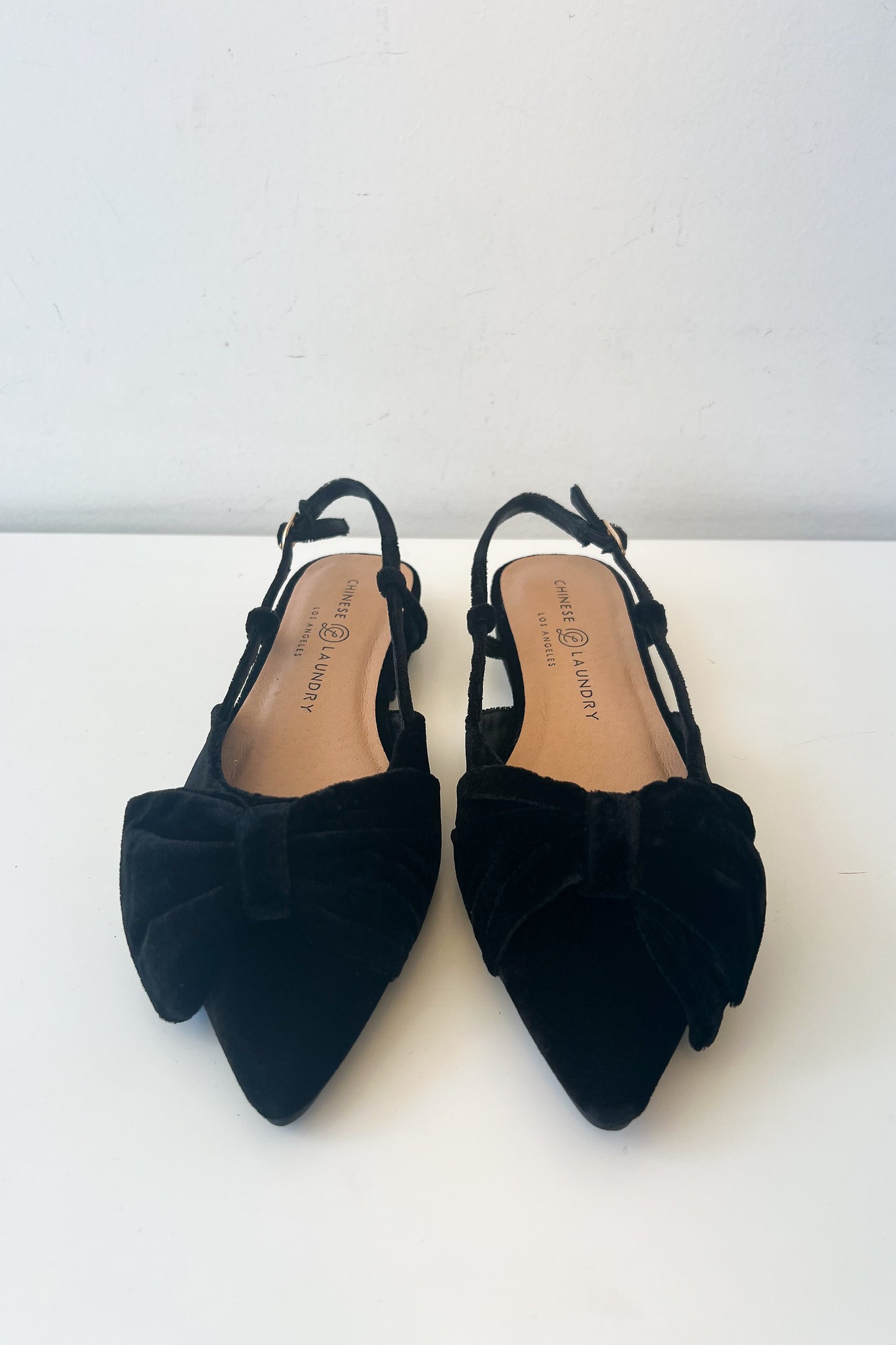 Harmony Black Velvet Ballerina Flat - FINAL SALE