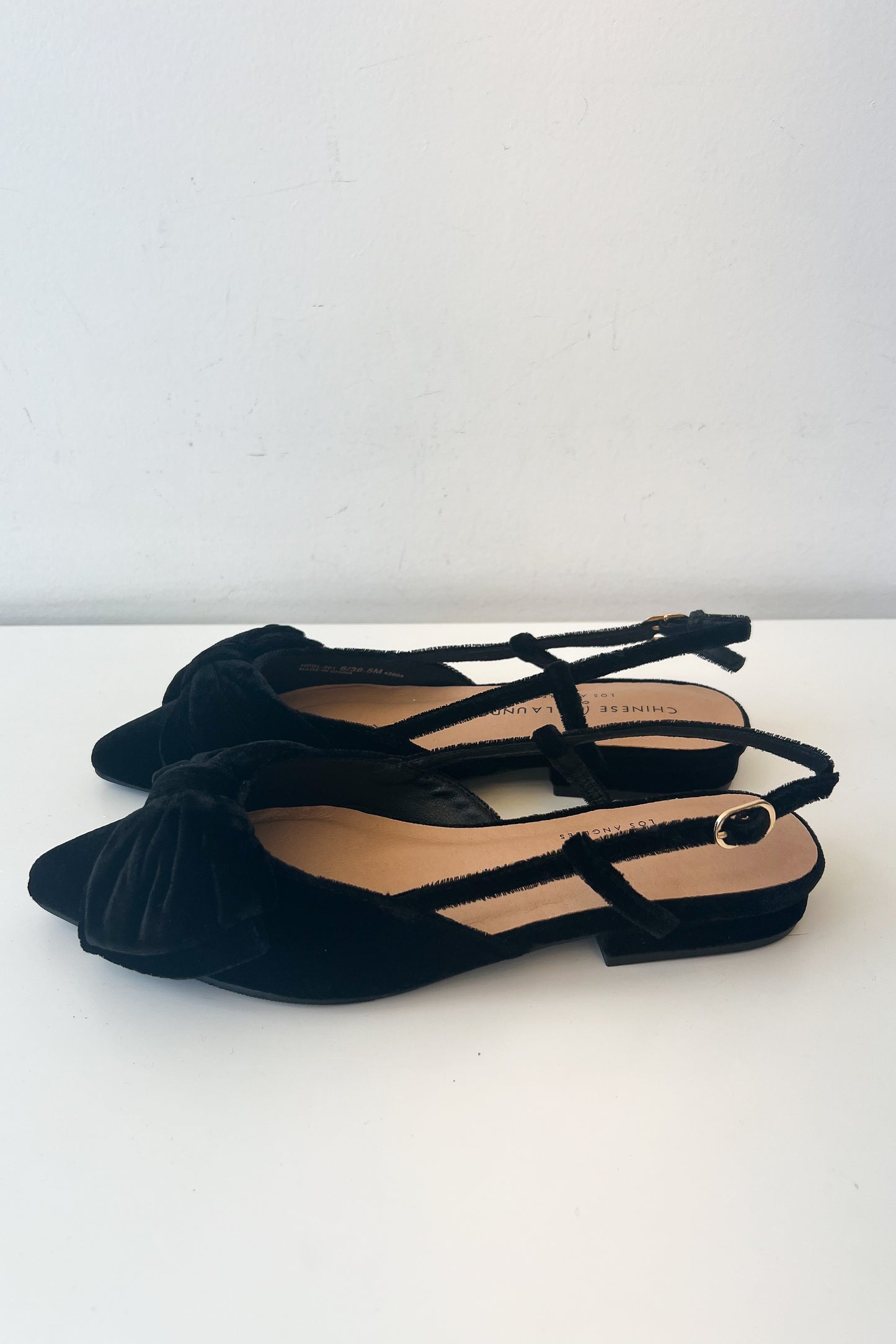 Harmony Black Velvet Ballerina Flat - FINAL SALE