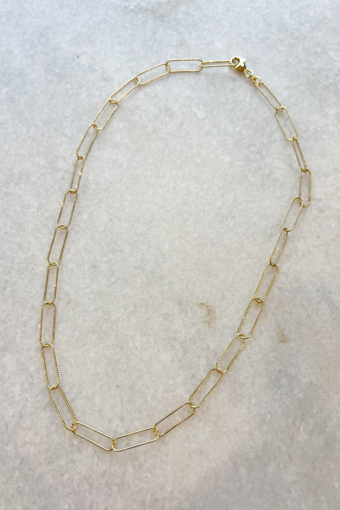 Gold Link Chain Necklace - FINAL SALE