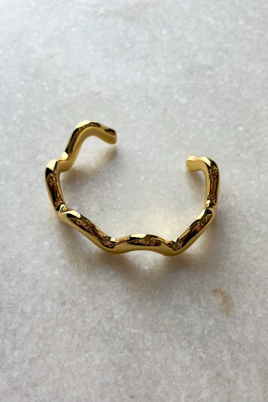 Gold Wavy Cuff - FINAL SALE