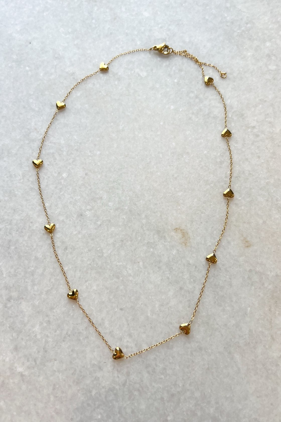 Gold Heart Accent Necklace - FINAL SALE