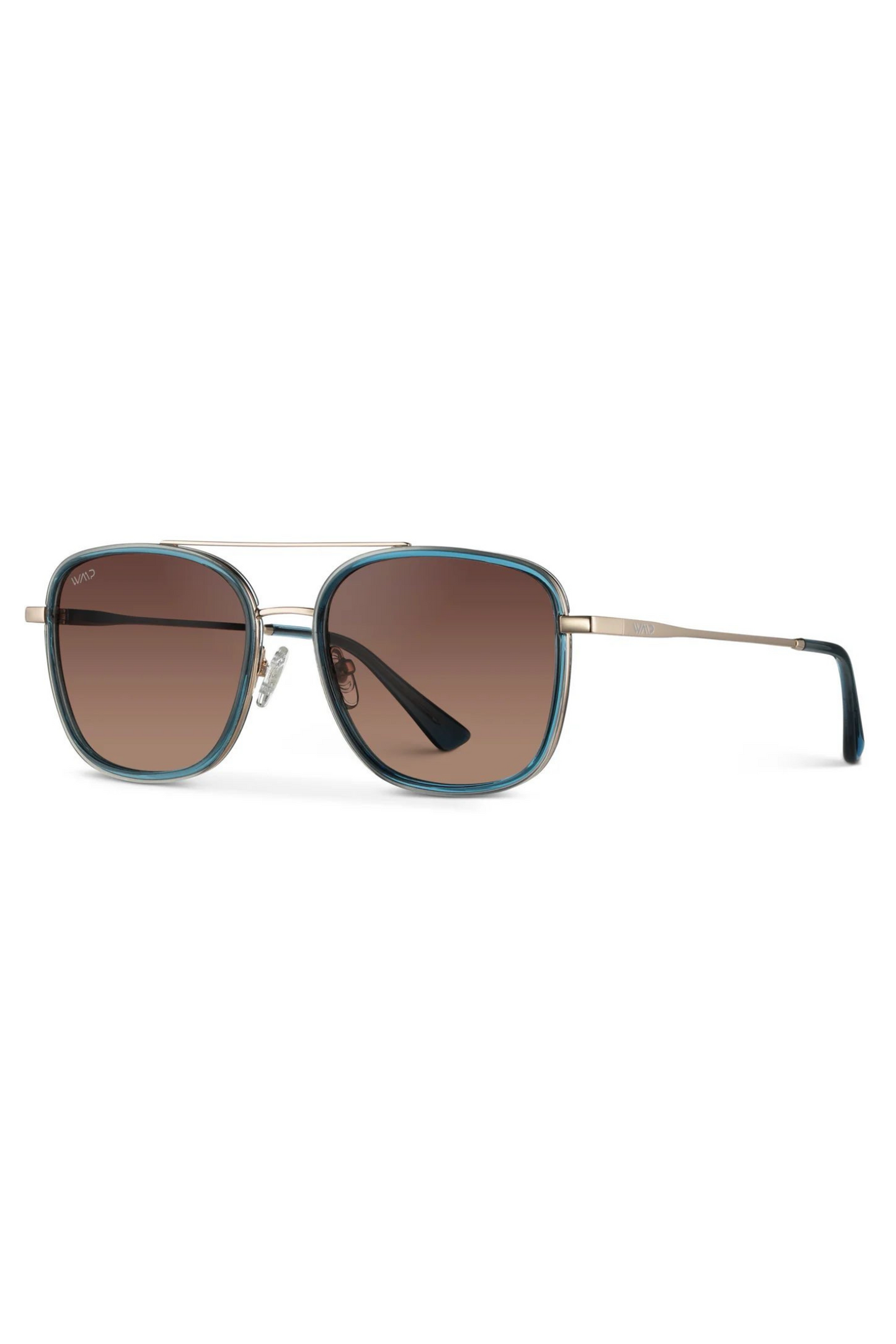 Gia Blue Square Aviator Sunglasses - FINAL SALE