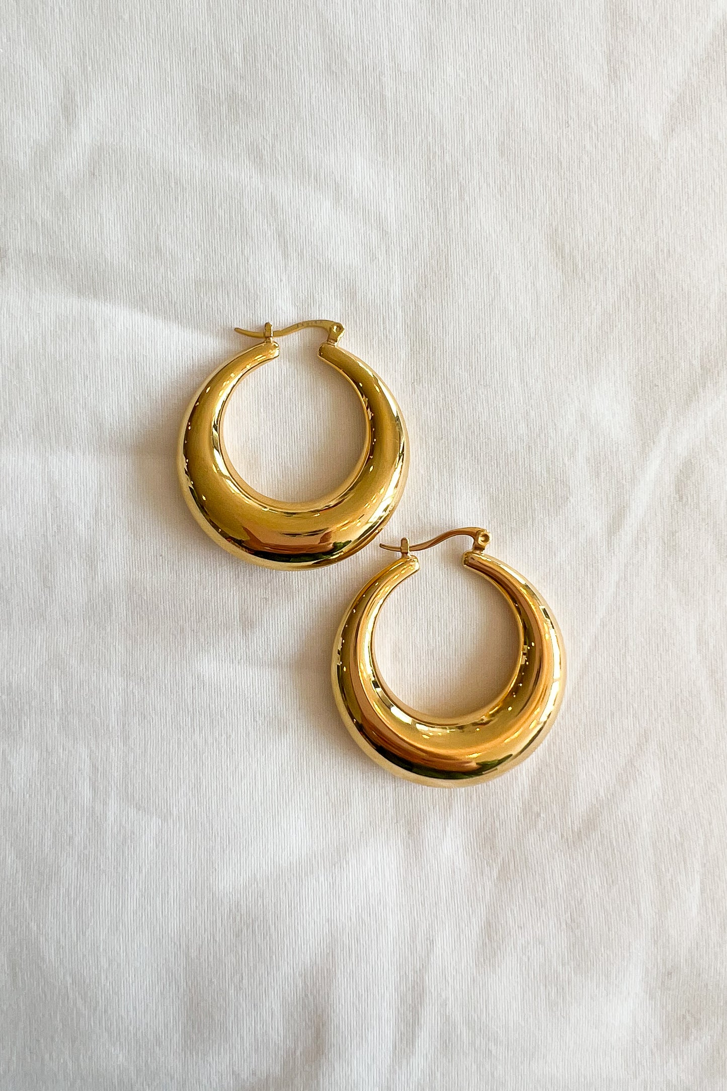 Maddie Gold Hoops  - FINAL SALE