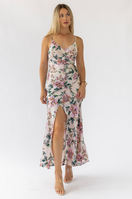 Scarlette Ivory Floral Midi Dress