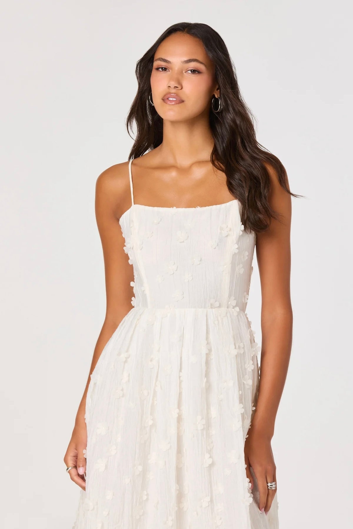 Avani Cream Midi Dress