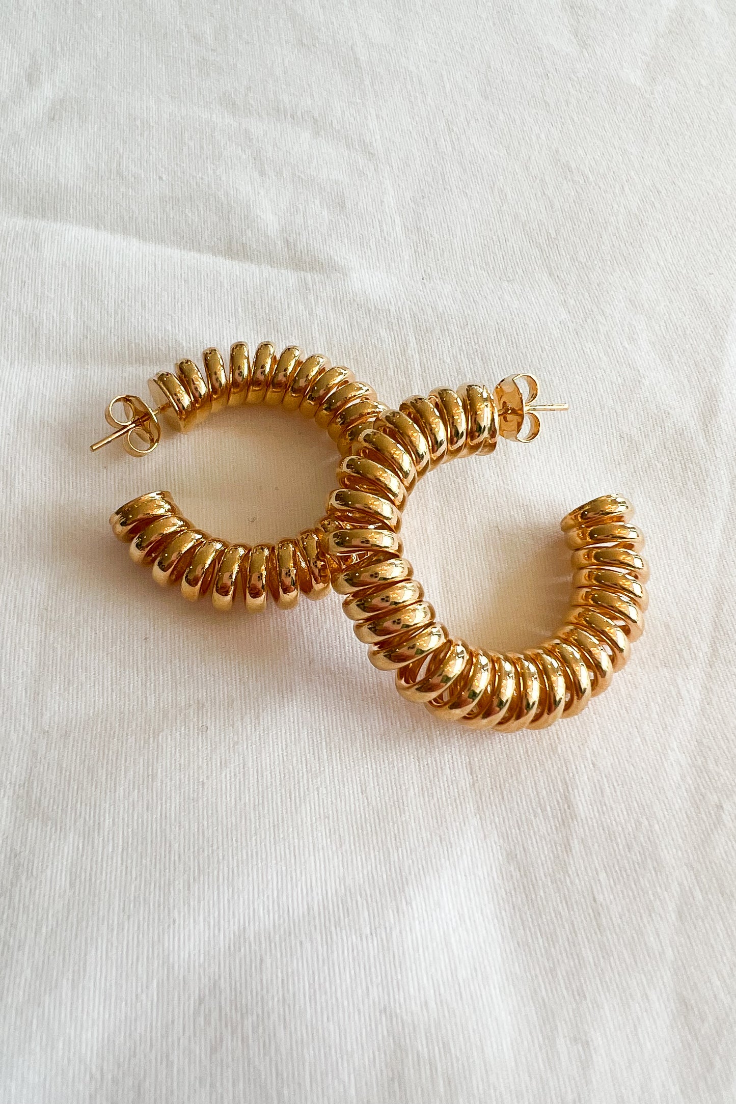 Lolo Twist Hoop Earrings  - FINAL SALE