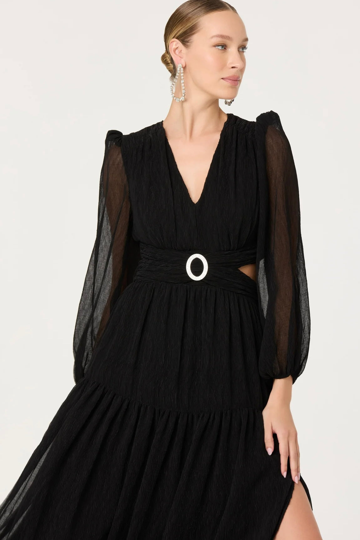 Klarissa Black Cutout Maxi Dress - FINAL SALE