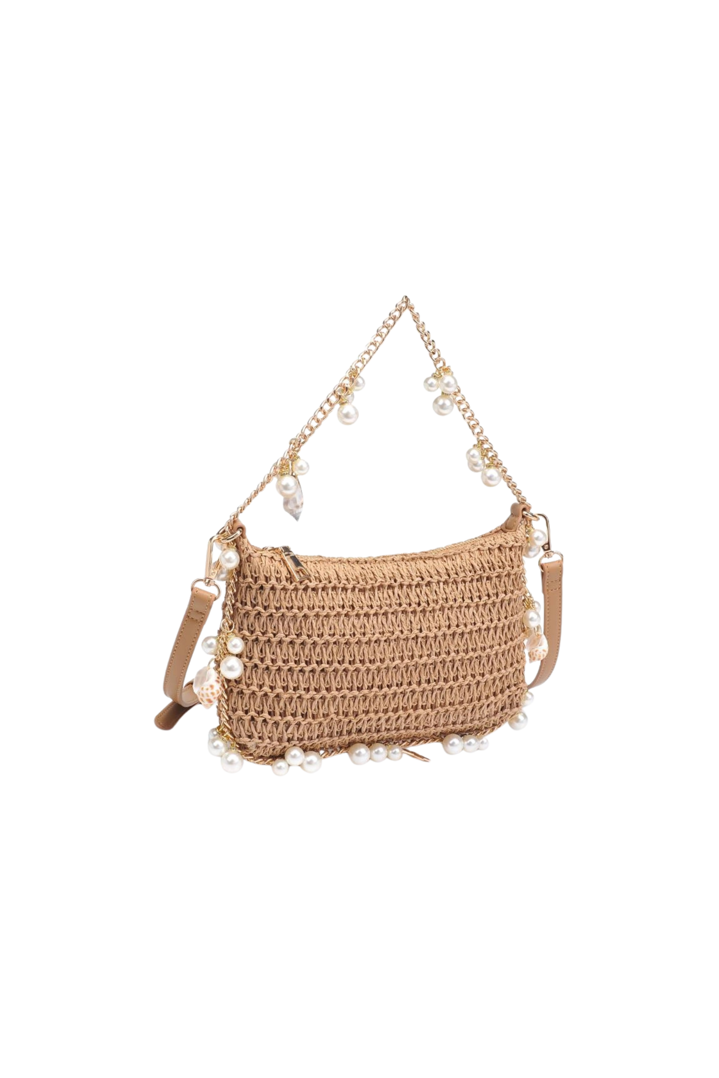 Steph Straw Charm Crossbody Bag - FINAL SALE