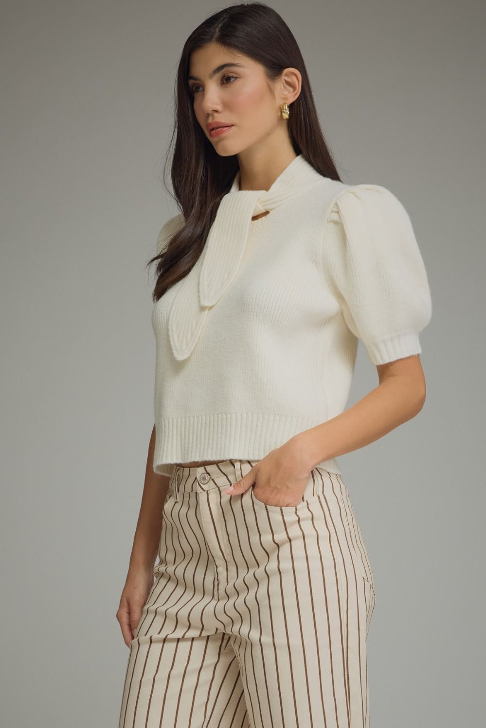 Jarrell Cream Sweater Top