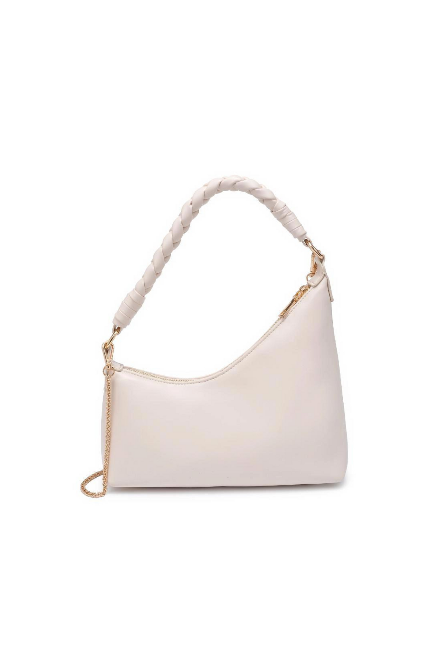 Ivory Asymmetrical Clutch Bag - FINAL SALE