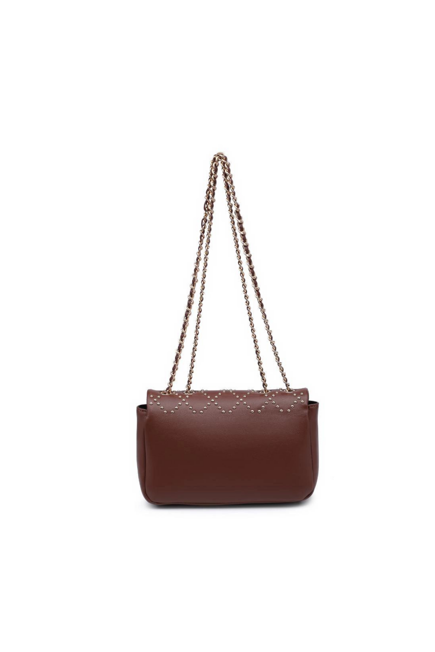 Brown Studded Crossbody Bag - FINAL SALE