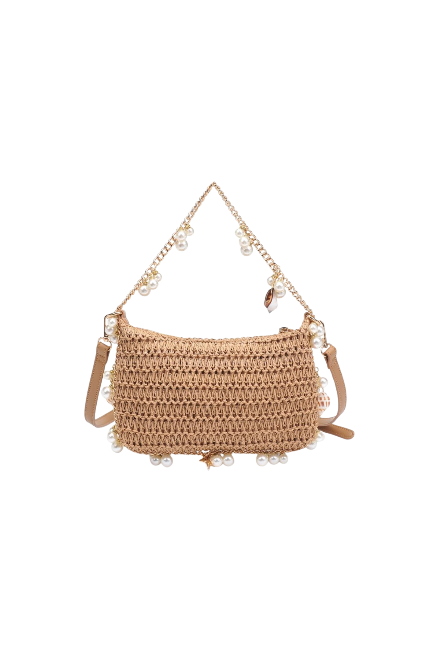 Steph Straw Charm Crossbody Bag - FINAL SALE