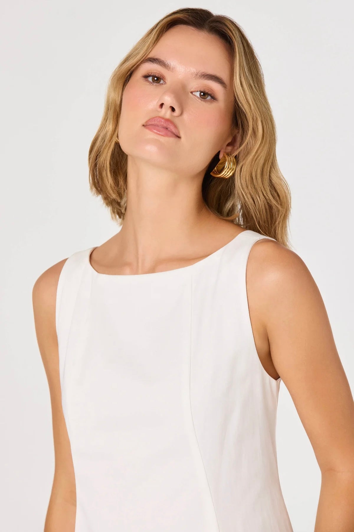 Shyla Ivory A-Line Mini Dress
