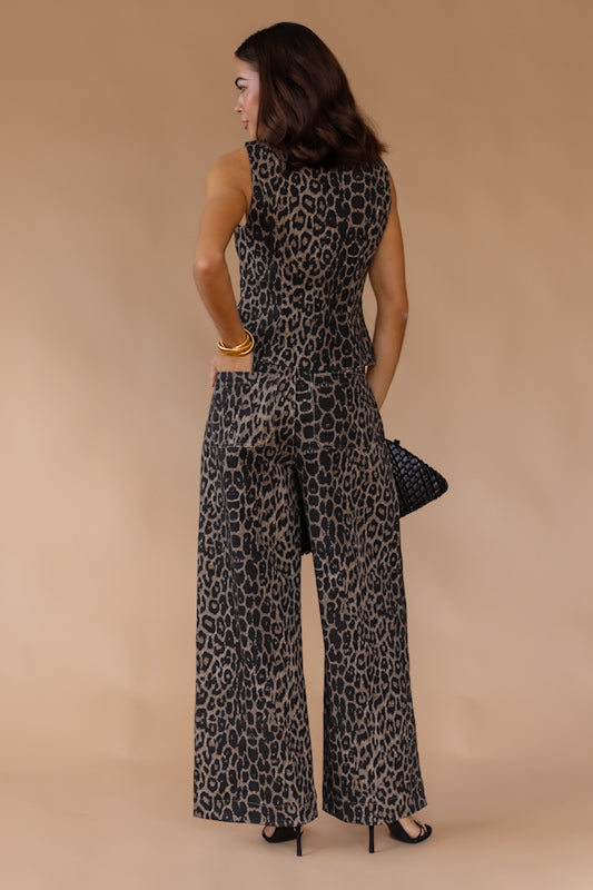 Bardot Leopard Print Pants