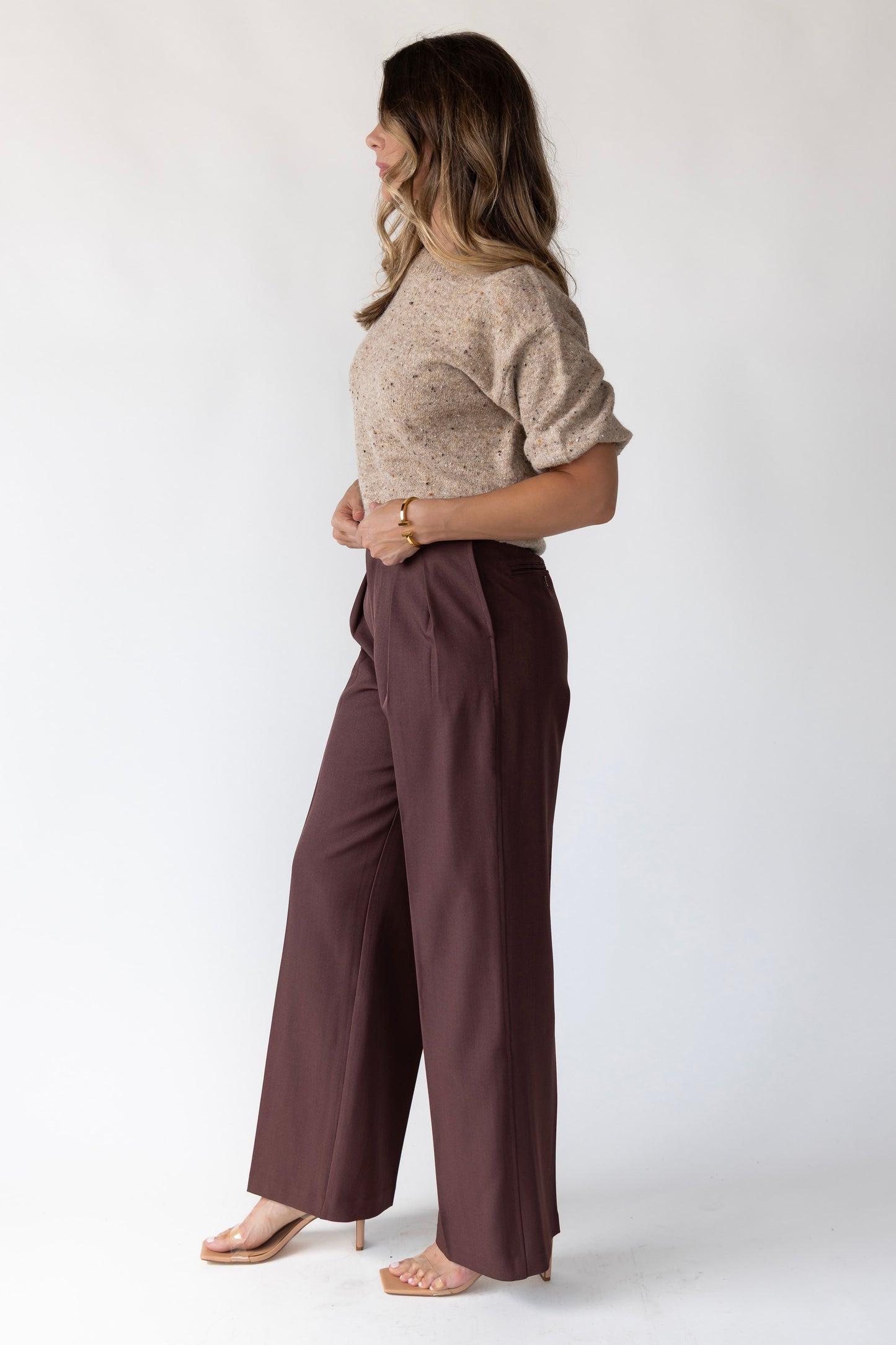 Colette Oatmeal Crewneck Sweater