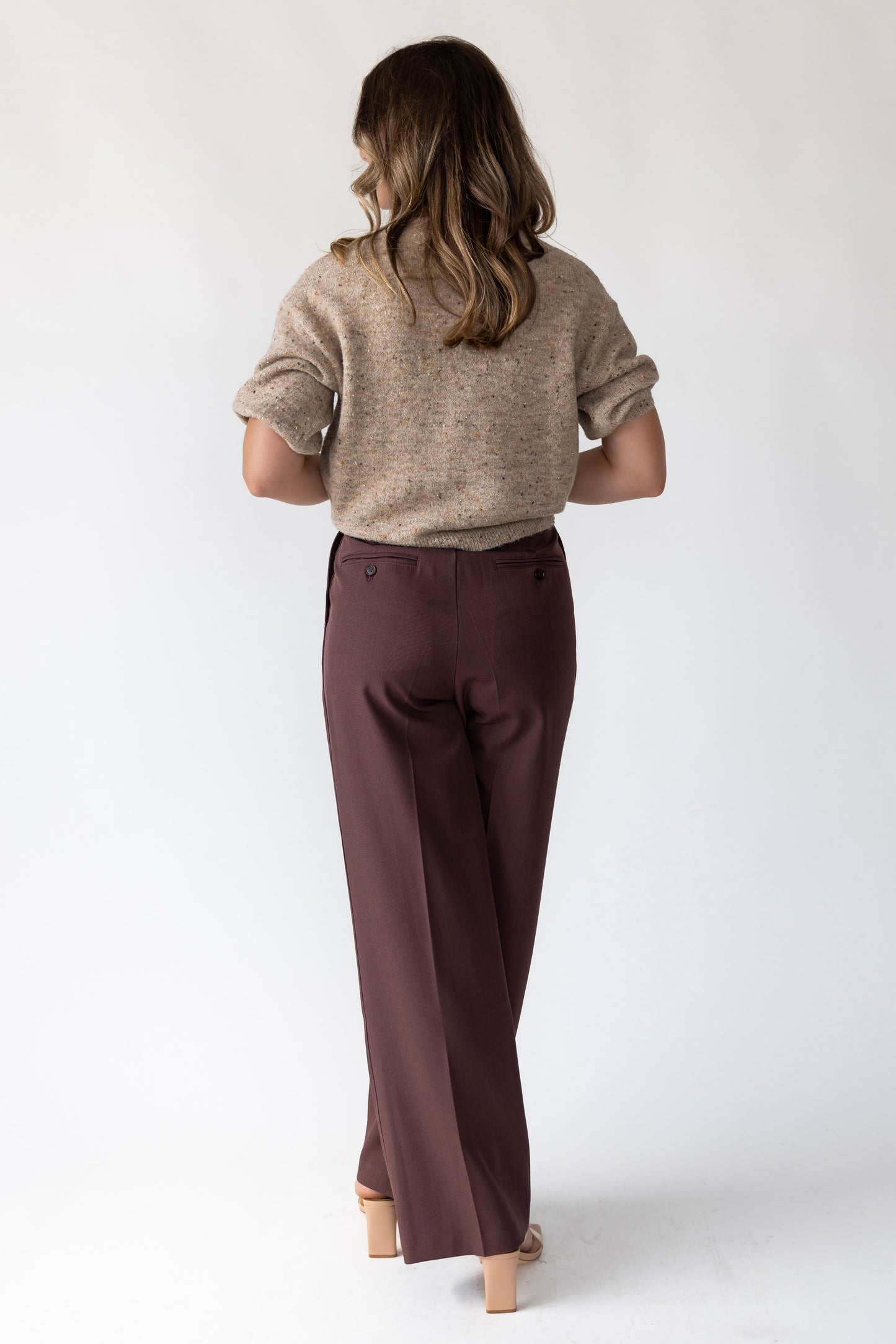Colette Oatmeal Crewneck Sweater