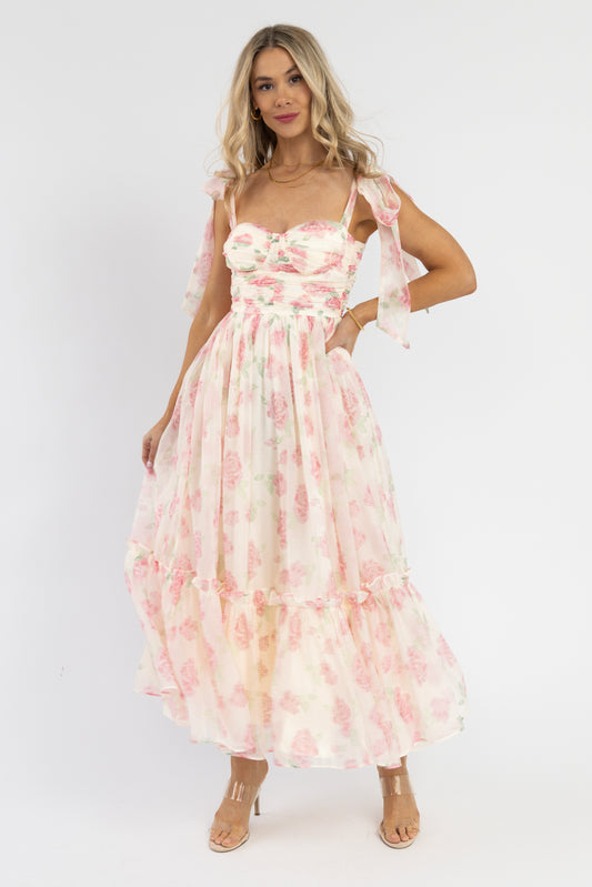 Sweet Serenade Pink Maxi Dress - FINAL SALE