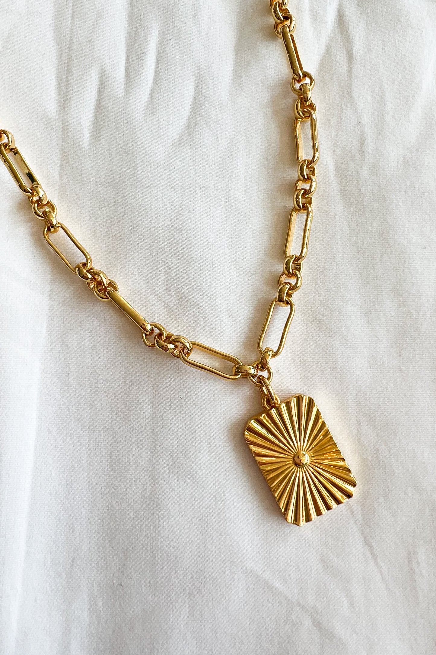 Mirna Gold Pendant Necklace  - FINAL SALE