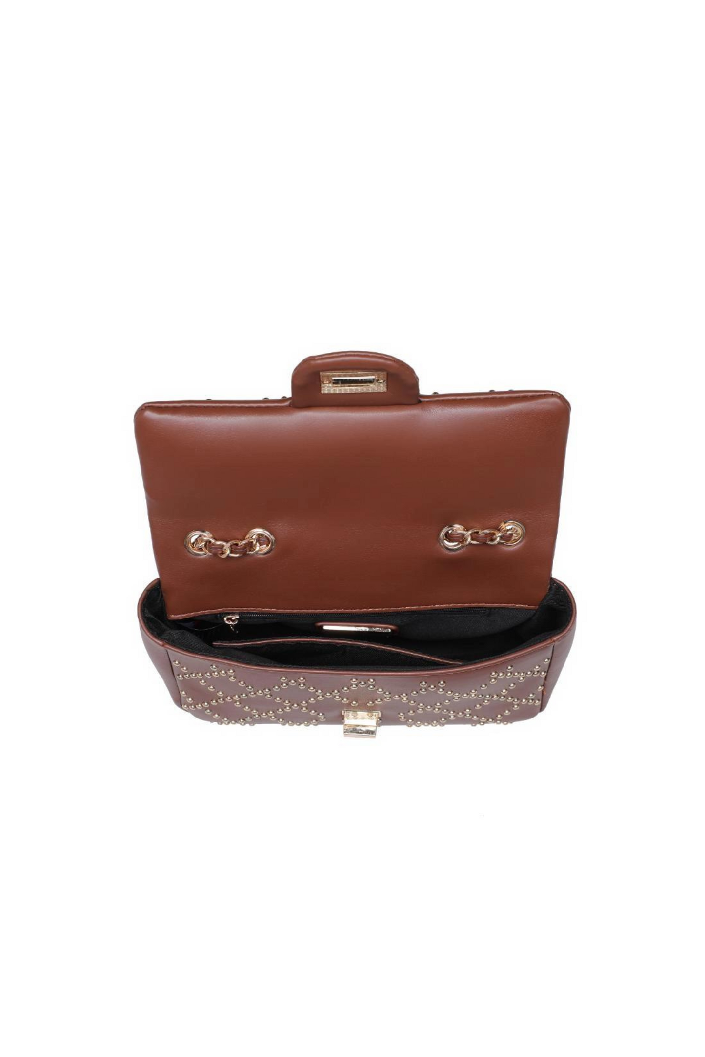 Brown Studded Crossbody Bag - FINAL SALE