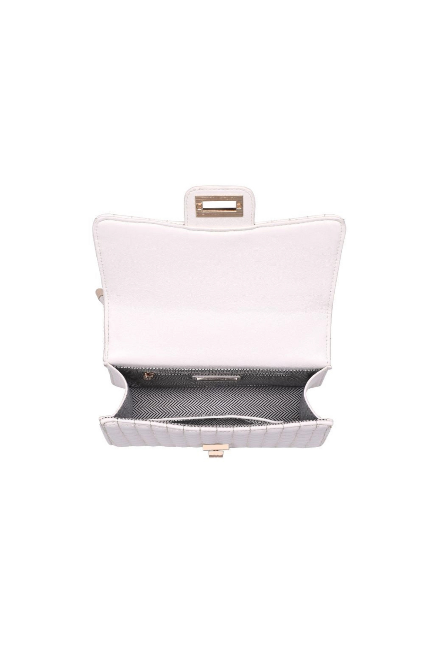 Zoe Oatmilk Vegan Leather Quilted Handbag - FINAL SALE
