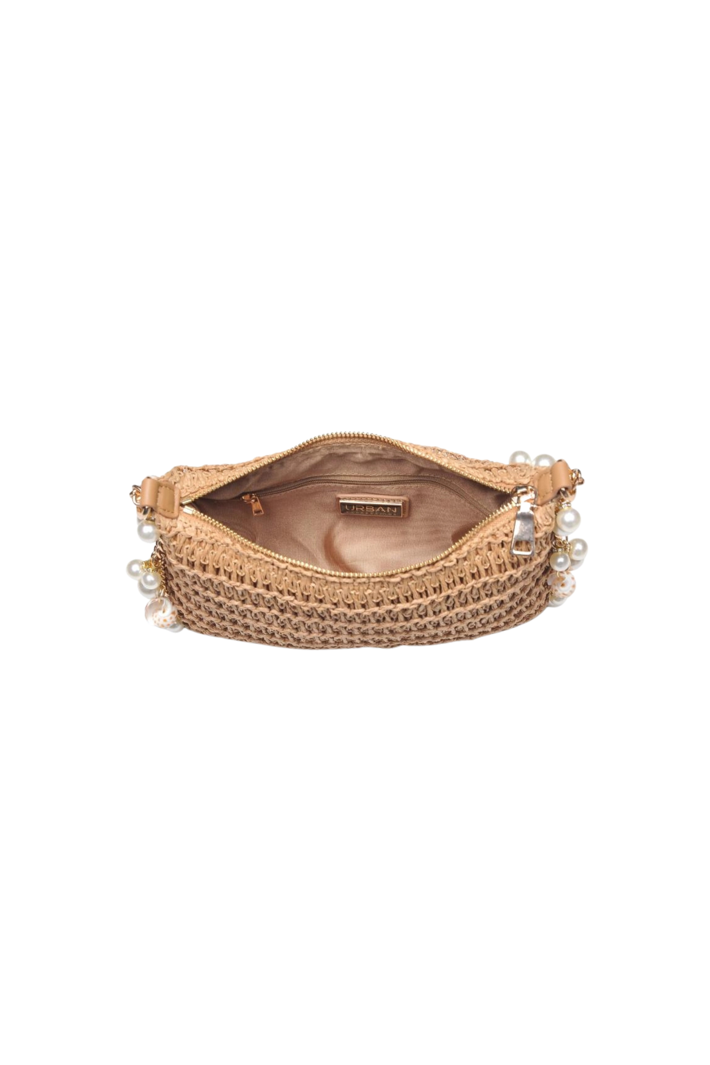 Steph Straw Charm Crossbody Bag - FINAL SALE