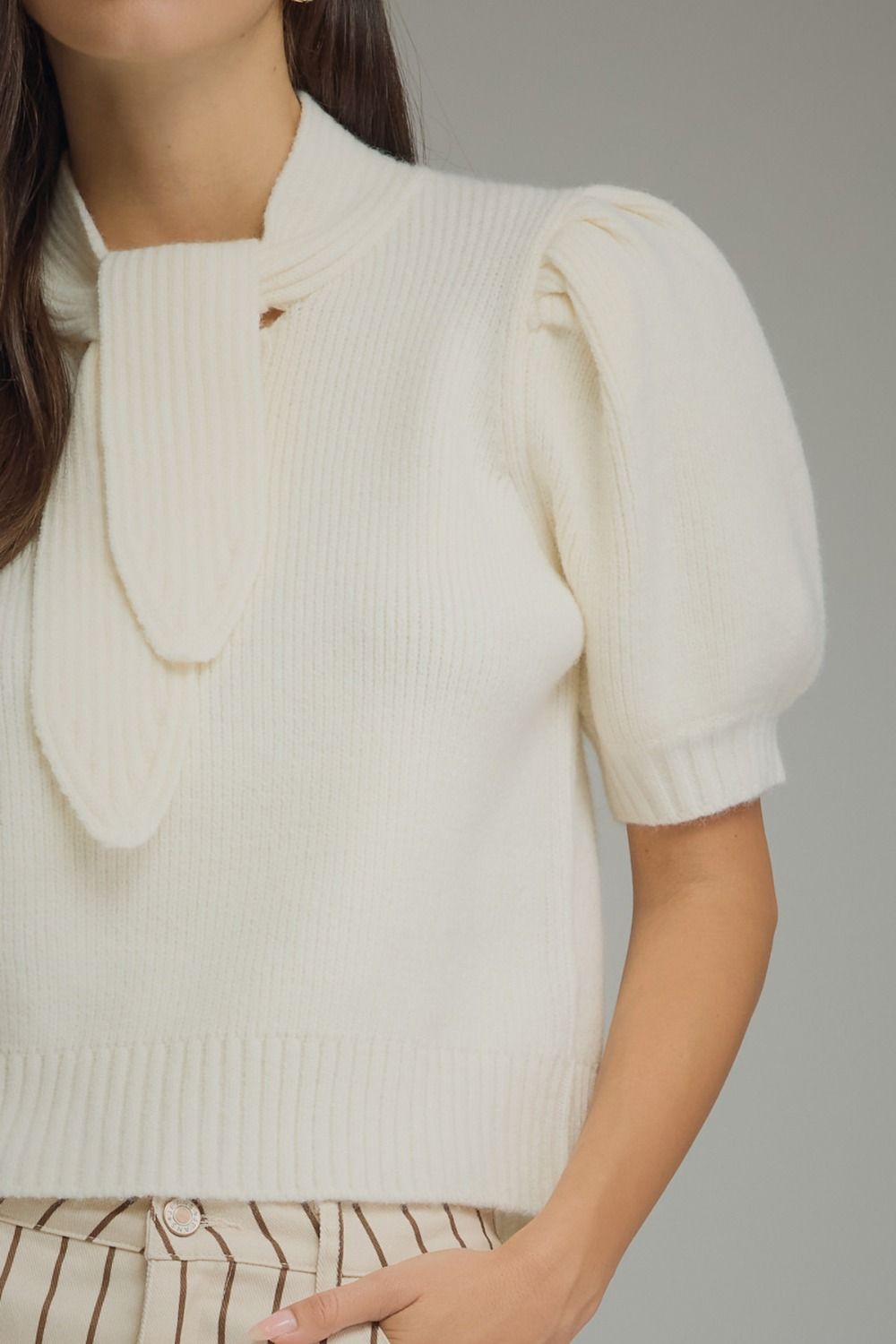 Jarrell Cream Sweater Top