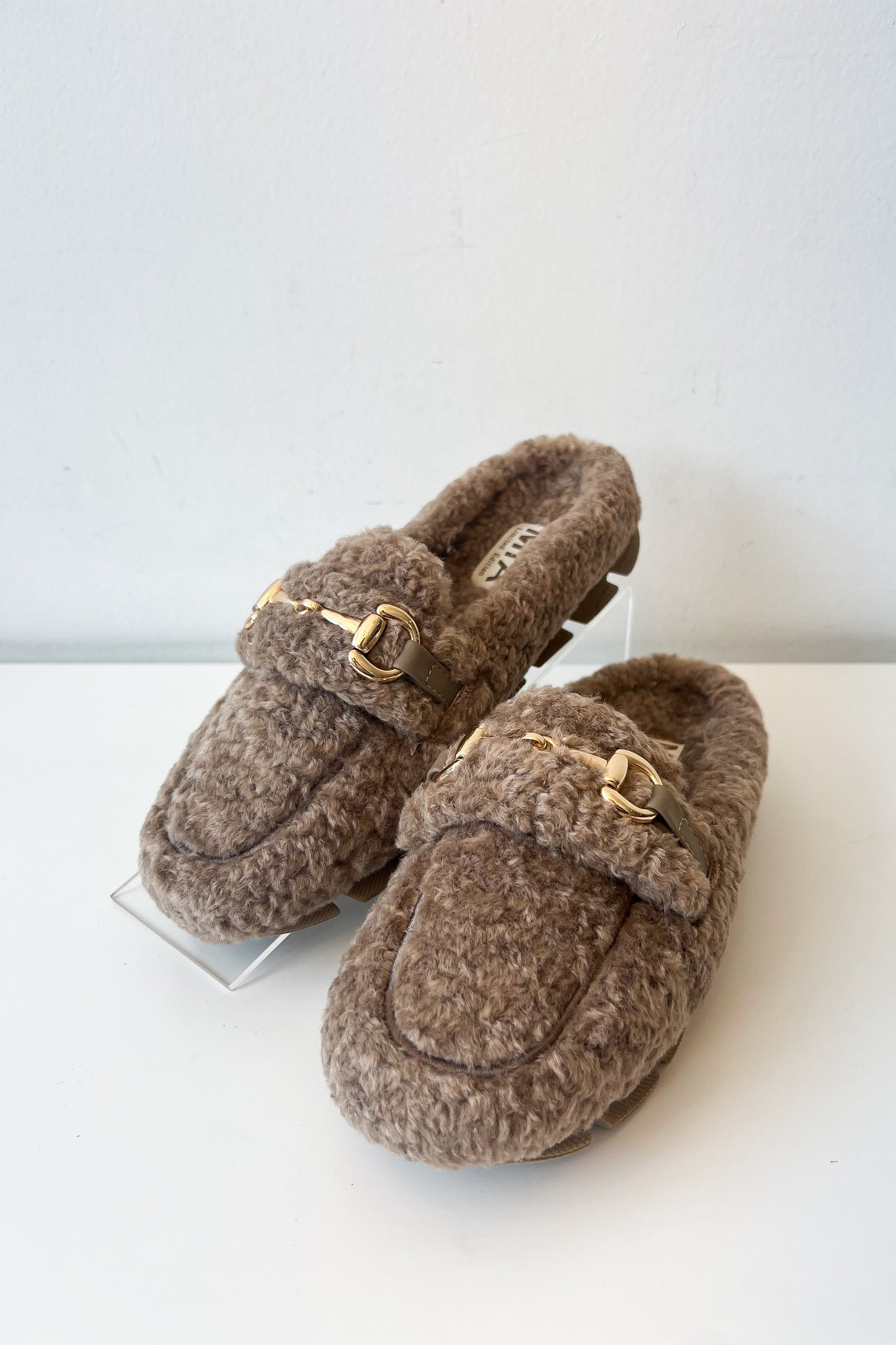 Valencia Taupe Shealing Loafers