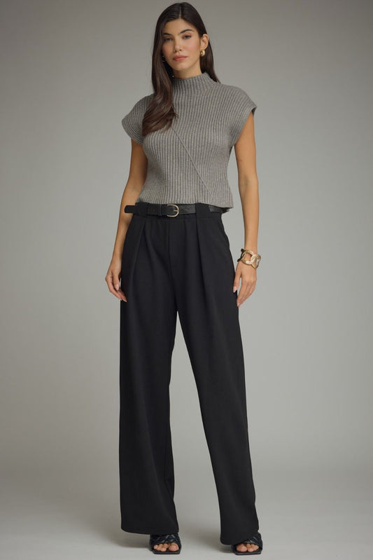 Charlie Grey Ribbed Sweater Vest