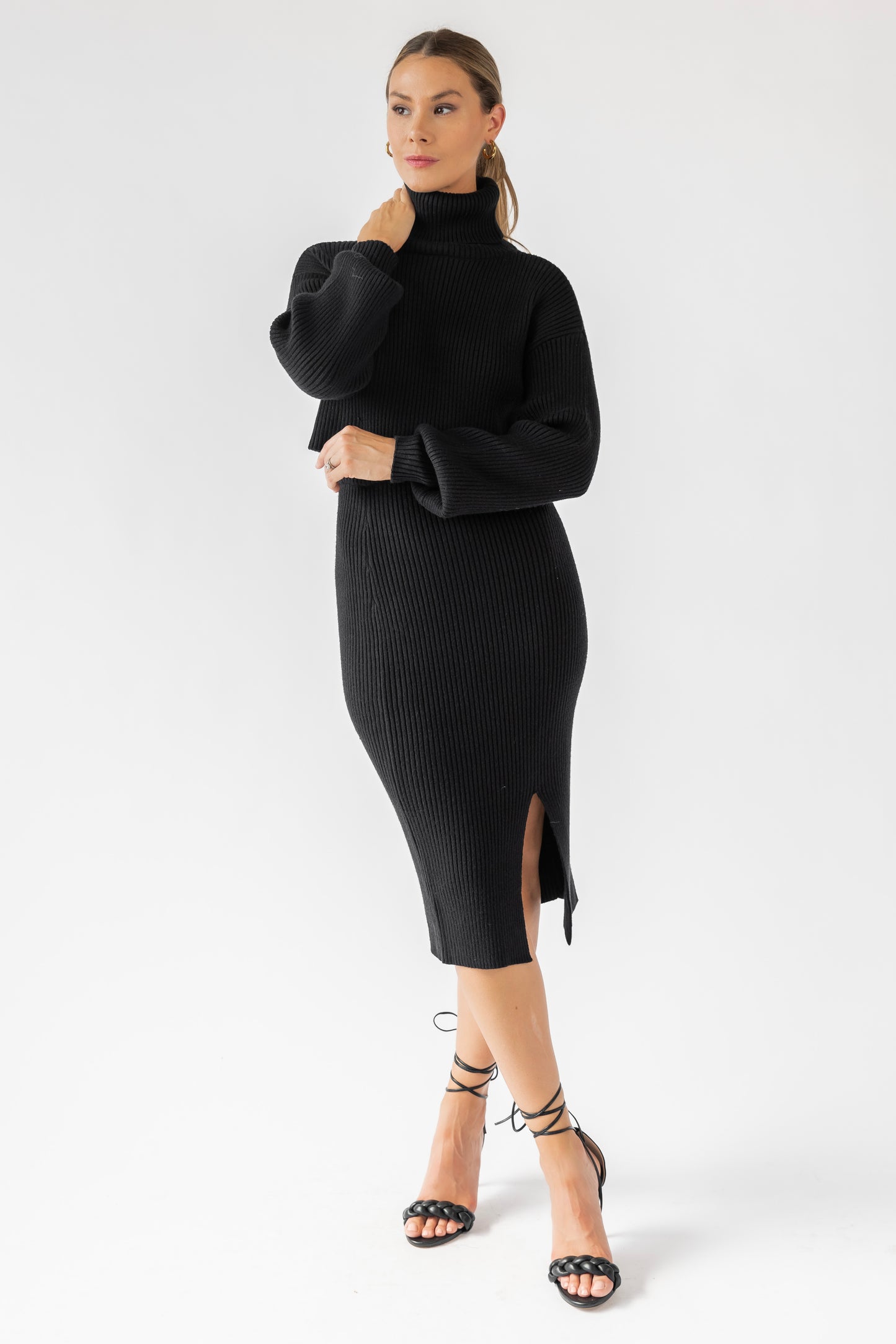 Oren Black Turtleneck Sweater