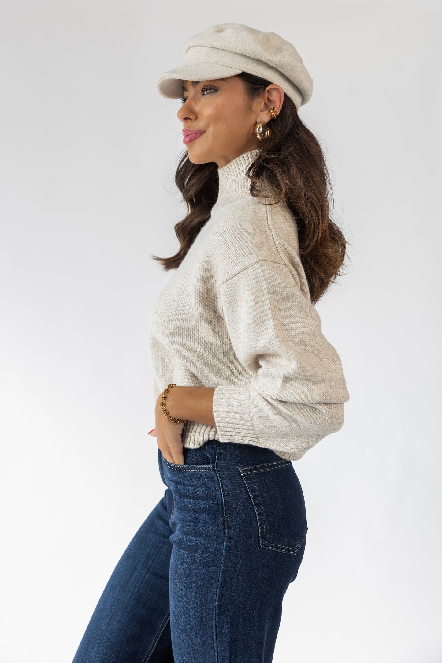 Fiala Oatmeal Sweater