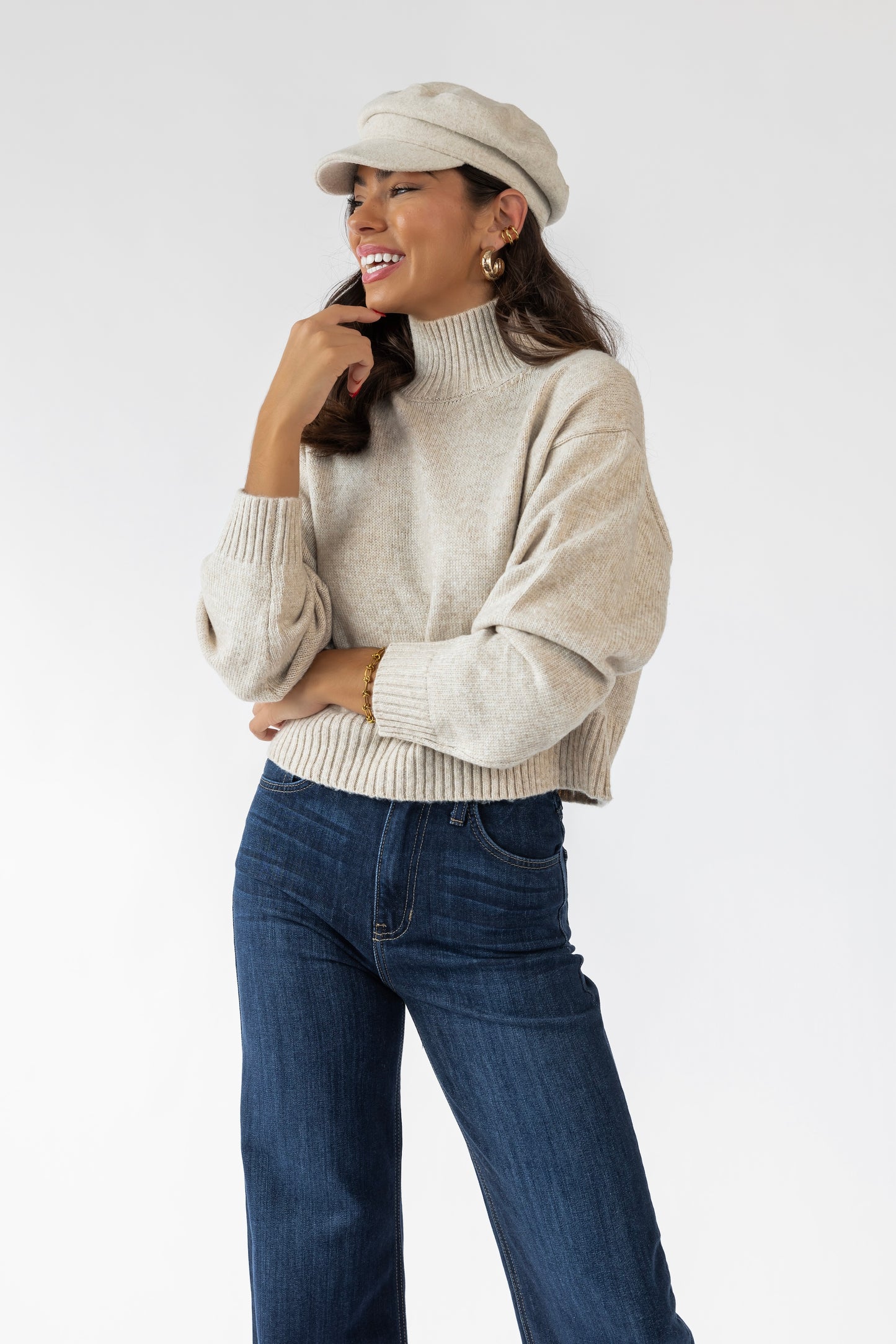 Fiala Oatmeal Sweater