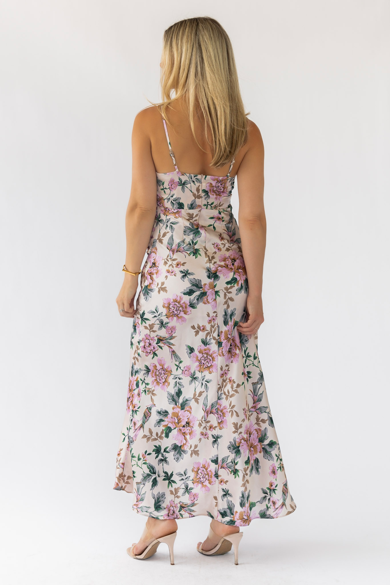 Scarlette Ivory Floral Midi Dress