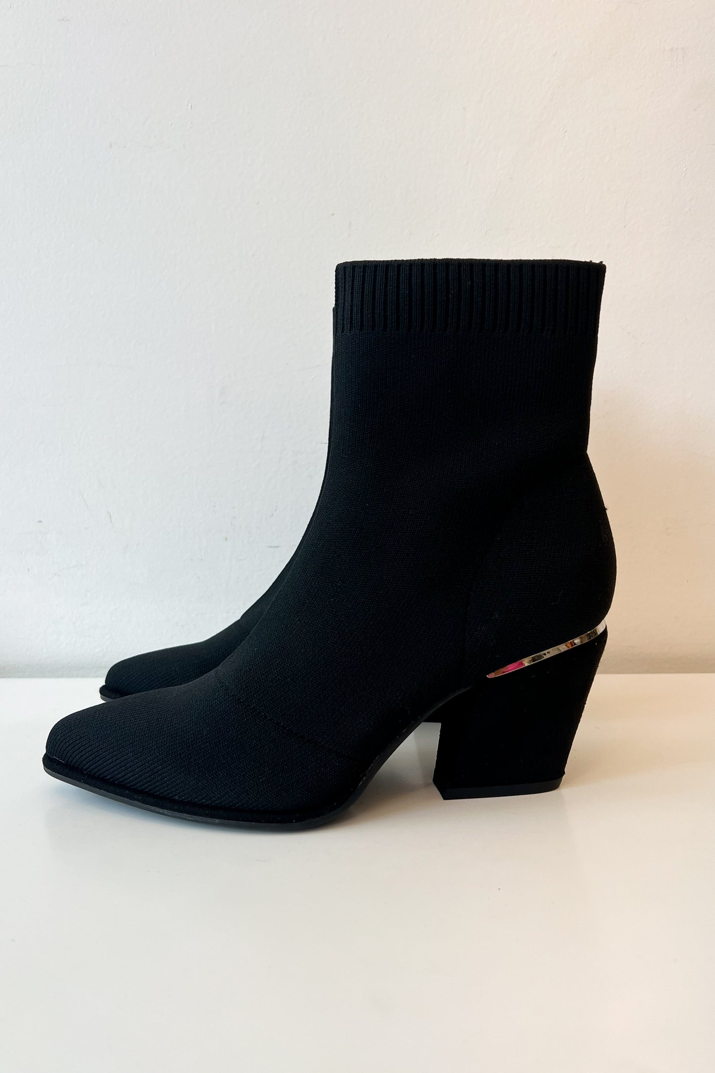 Draxton Black Sock Bootie