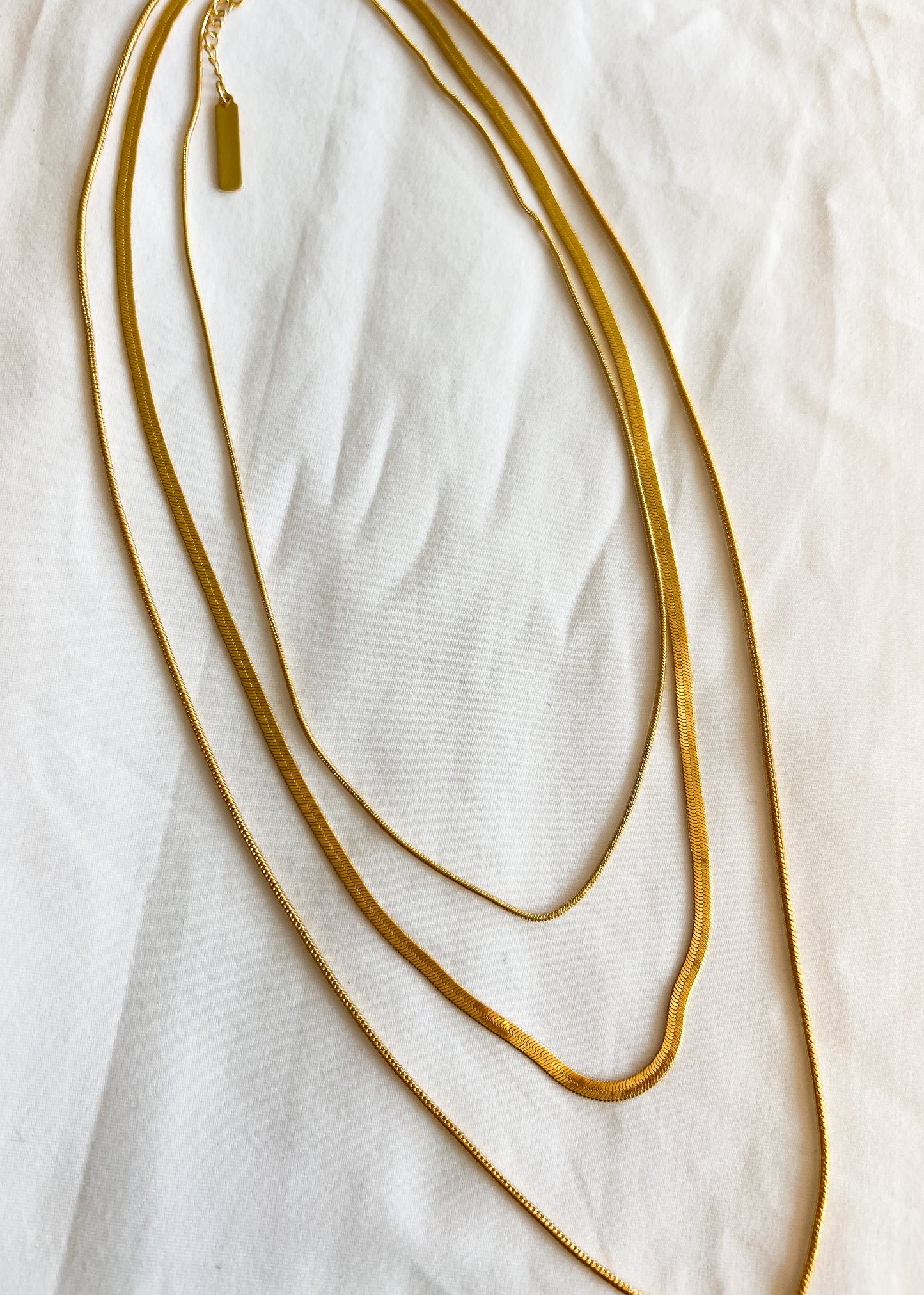 Rio Gold Multi Chain Necklace  - FINAL SALE