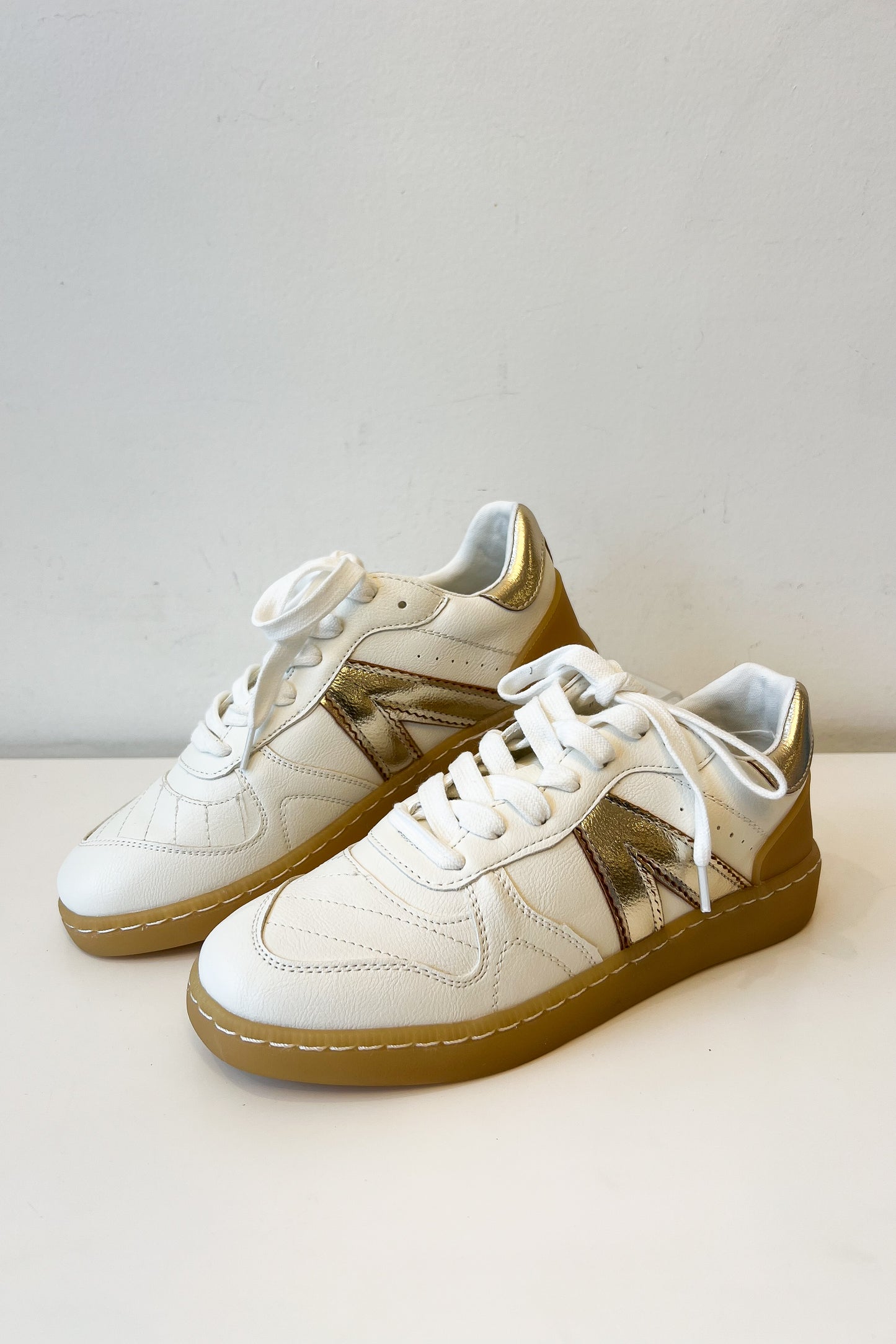 Brier Gold Detail Sneakers - FINAL SALE