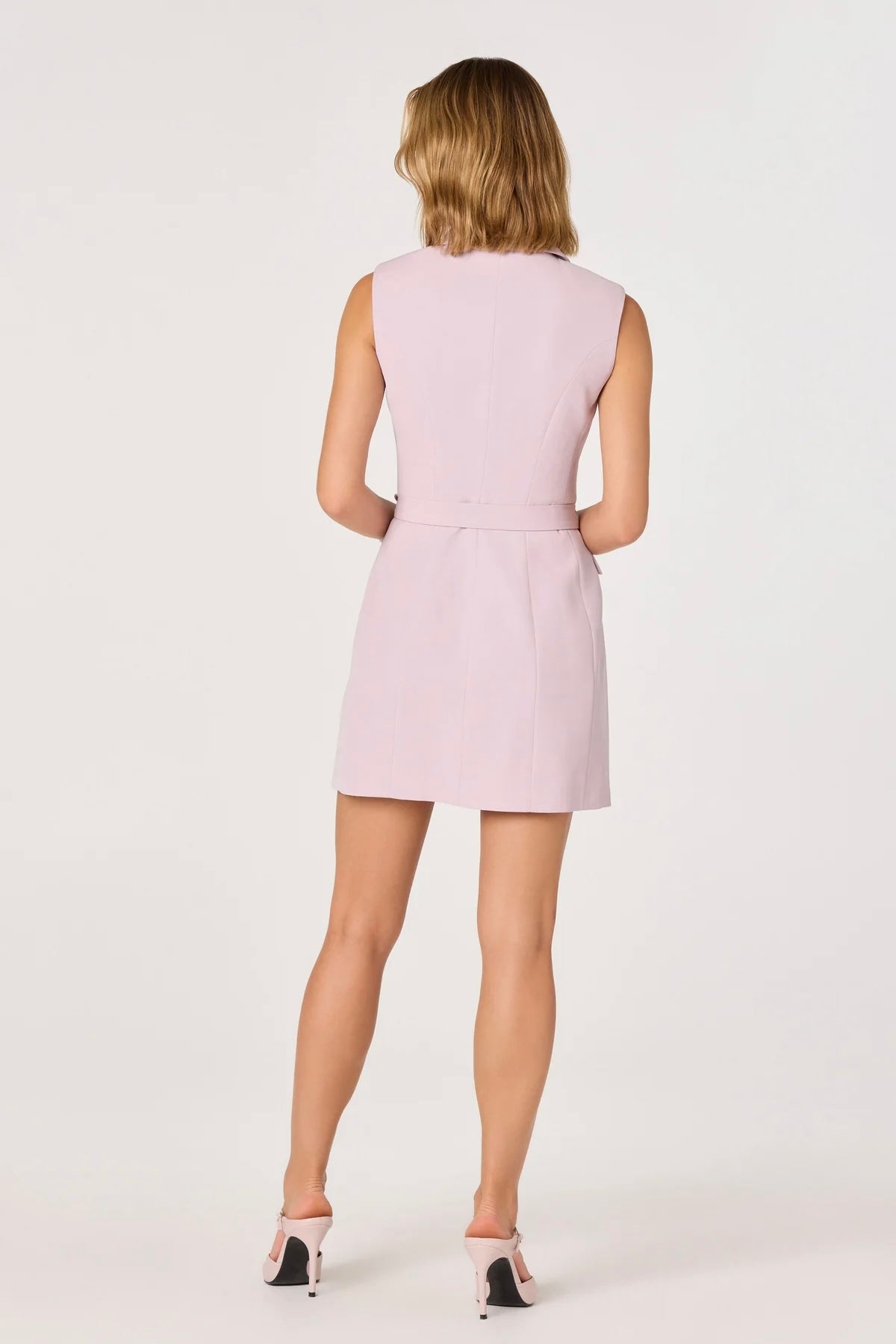 Kesari Lilac Sleeveless Pleated Dress - FINAL SALE