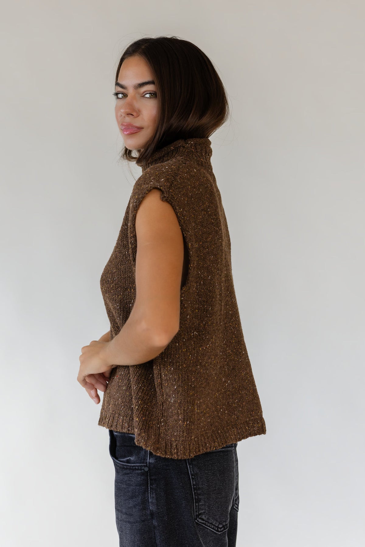 Finley Brown Sweater Vest