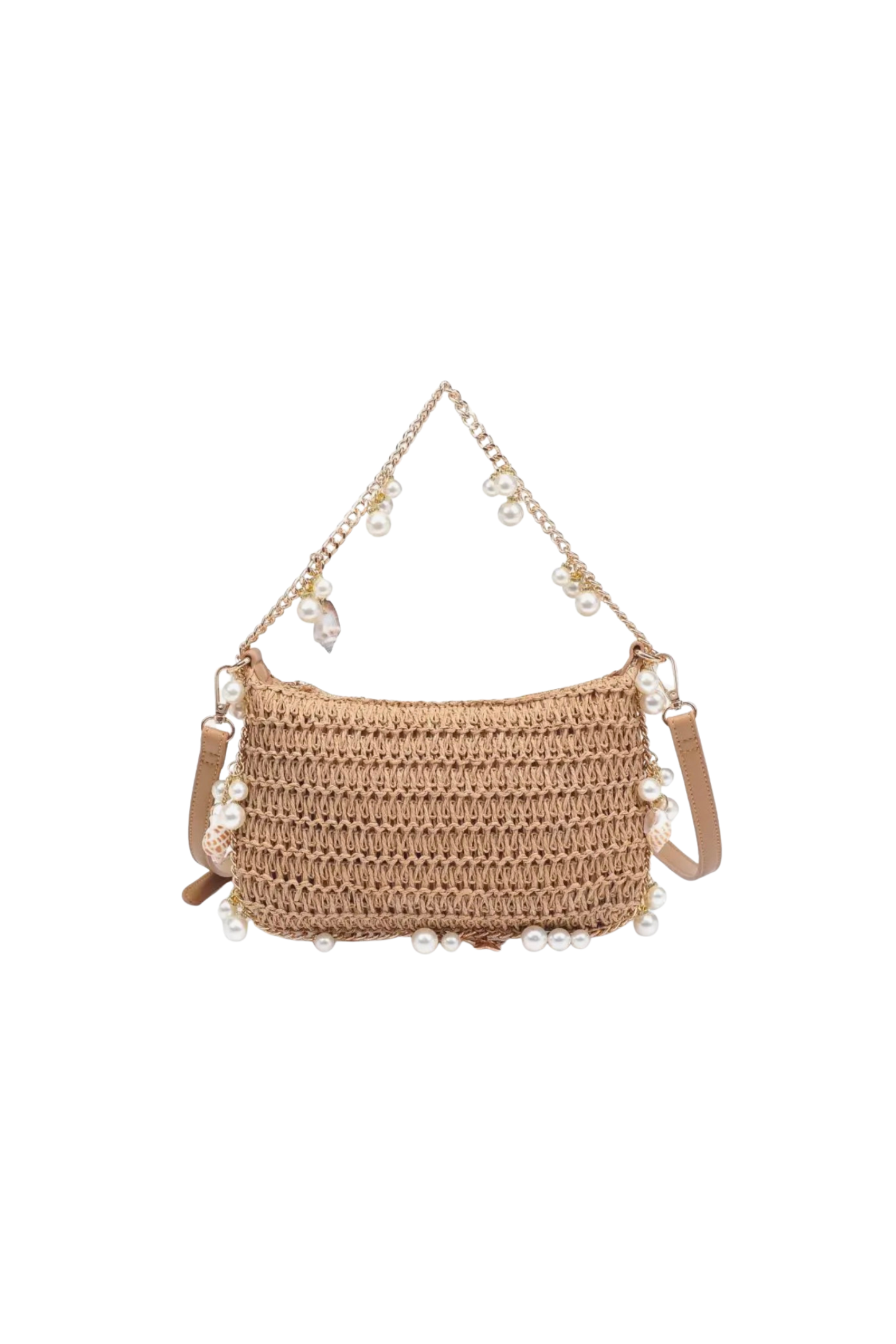 Steph Straw Charm Crossbody Bag - FINAL SALE