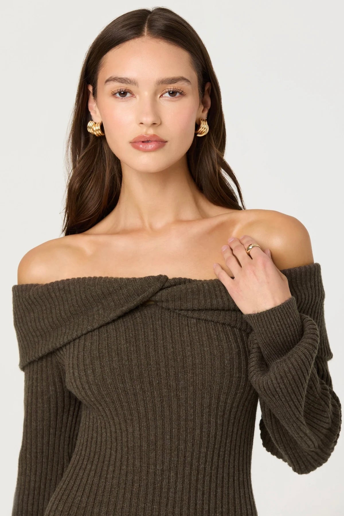 Tilde Walnut Sweater Dress - FINAL SALE