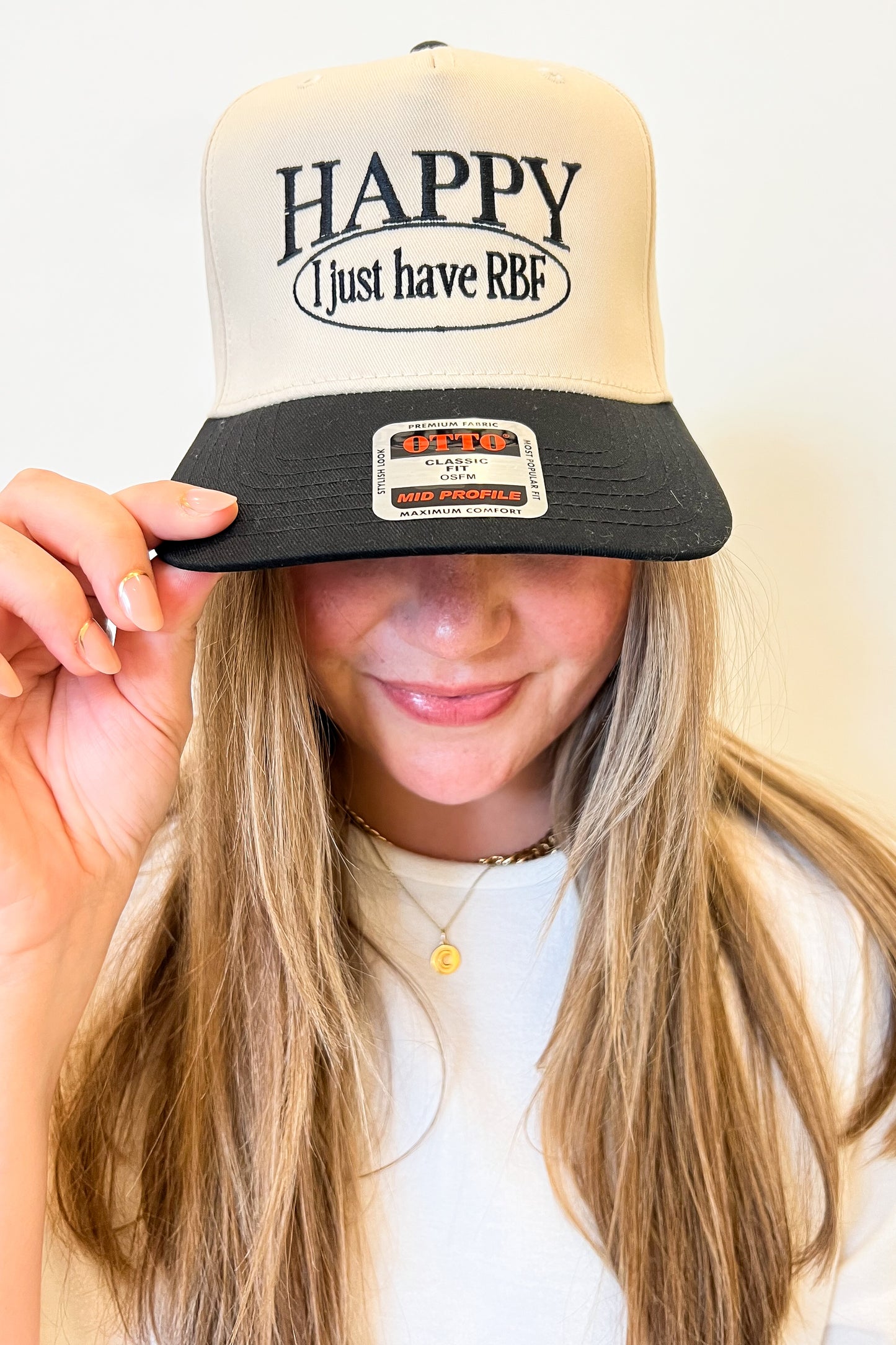 Happy & RBF Trucker Hat - FINAL SALE