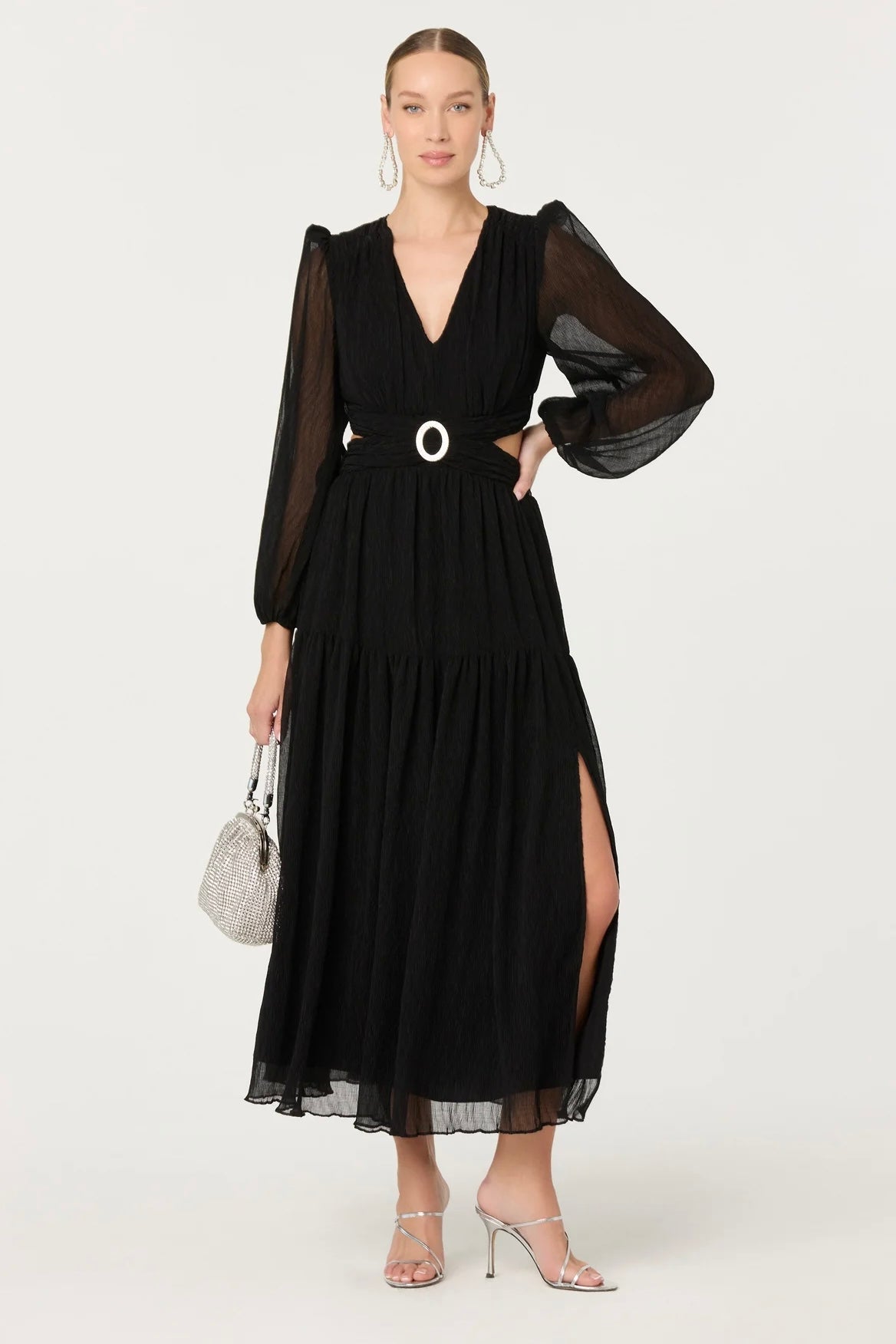 Klarissa Black Cutout Maxi Dress - FINAL SALE